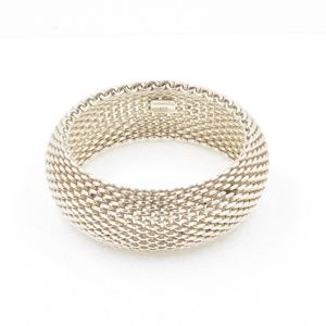 Tiffany & Co. Somerset Sterling Silver Bangle Bracelet